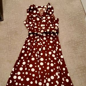 Pretty women poke dot dress